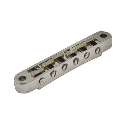 Advanced Plating Nashville Tune-O-Matic TOM Bridge for Gibson, NICKEL, AP-1218N