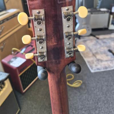 The Loar LO-216-NA Parlor Acoustic Guitar with Hard Case image 8