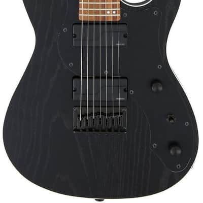 FGN Fujigen Iliad JIL72ASHDEG 2020 7-String Open Pore Black image 2