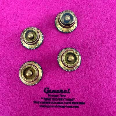 General Vintage Tone Aged  Gold   "CAB" Butyrate Gold flakes  Tophats knobs  for Les Paul ®️ 1956 - 1960 image 4