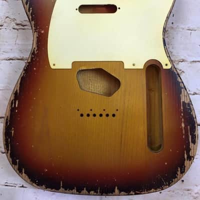 Custom Shop Guitar Relic Aged Nitro Sunburst Body - to fit Telecaster MADE TO ORDER image 3
