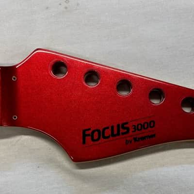 1985 JAPAN KRAMER FOCUS 3000 METALIC RED BEAK NECK FLOYD ROSE R2 NUT SHELF image 1