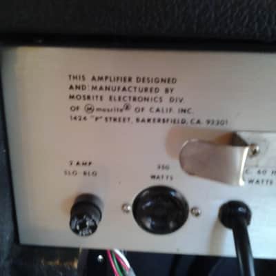 1966(?)  MOSRITE FUZZRITE AMP/AMPLIFIER image 10
