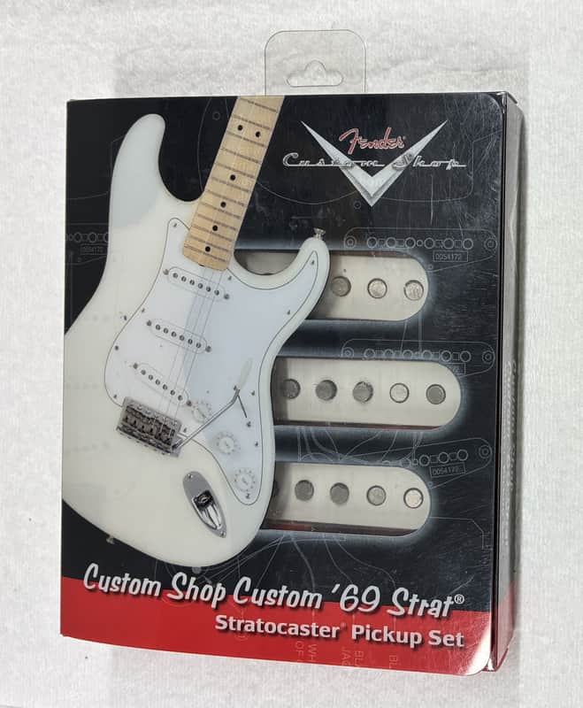 Fender 099-2114-000 Custom Shop '69 Stratocaster Pickup Set 2010s -  White image 1