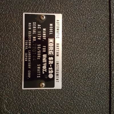 Korg Univox SR-120 MiniPops 1970's image 4