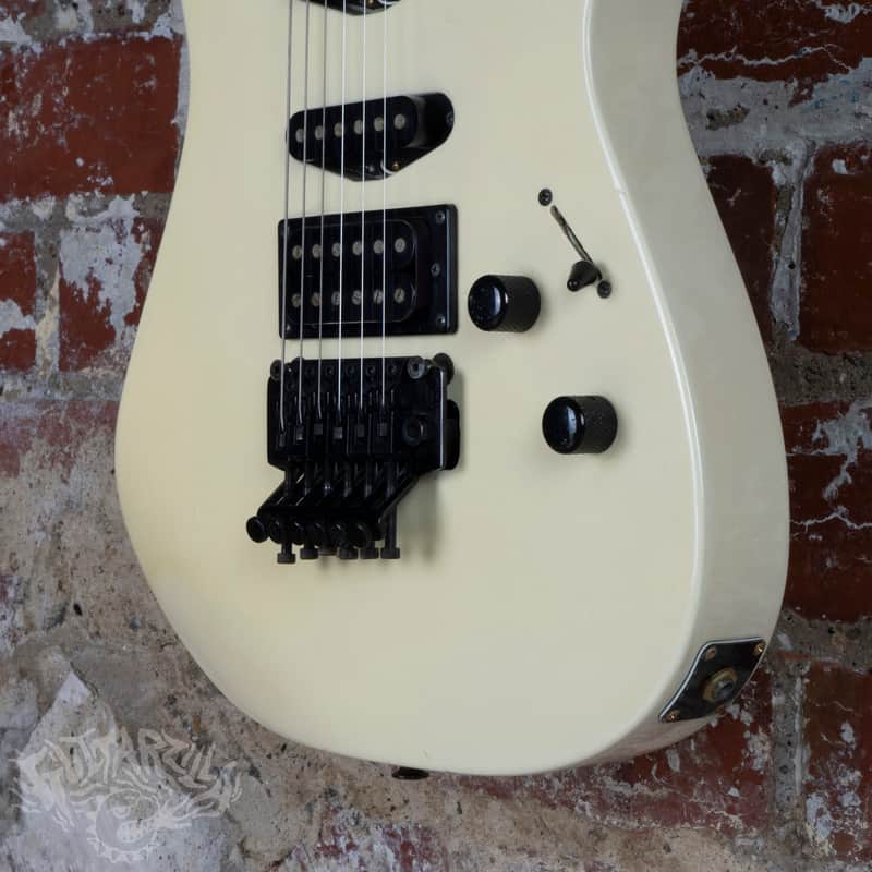ZEP II Custom Super Strat 1980's White MIJ Japan ESP | Reverb
