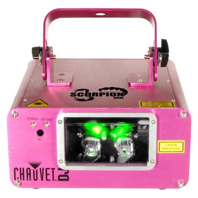 Chauvet DJ Scorpion Dual Fat Beam Green Aerial Laser Sky Effect - Open Box Mint image 4