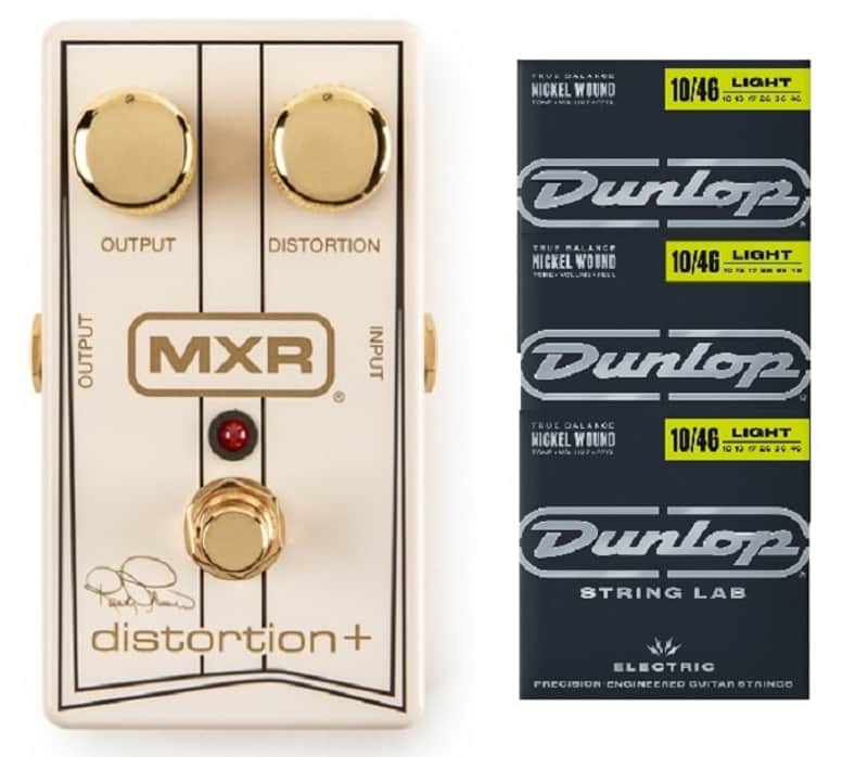 MXR RR104C Randy Rhoads Signature Special Edition Distortion + (w/3 Free Sets of Dunlop Strings) image 1