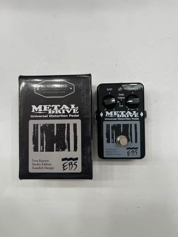 EBS Metaldrive Metal Drive Distortion Studio Edition Guitar Effect Pedal + Box image 1