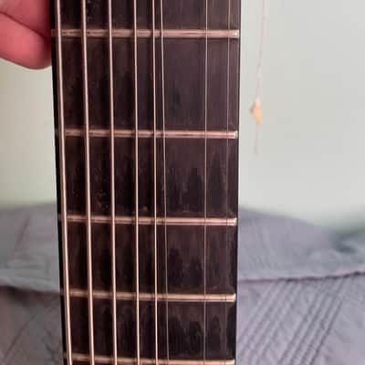 Agile Septor Pro 827 - trans blue neck through ebony fret image 16