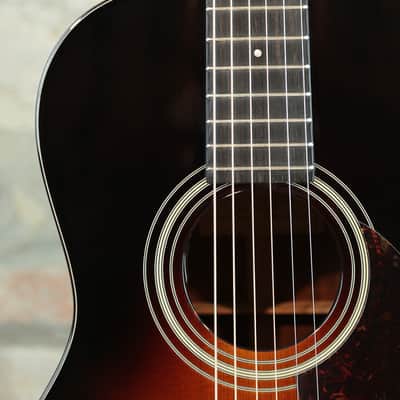 EASTMAN E1 P DLX Deluxe - All Solid Parlor - Sunburst with Fishman Presys VT image 7