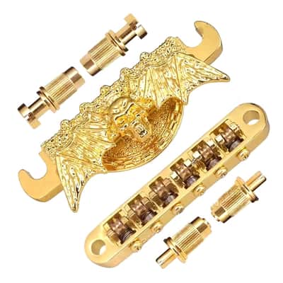 1970's Tokiwa All Pure Brass Tune-O-Matic Nashville Guitar Bridge