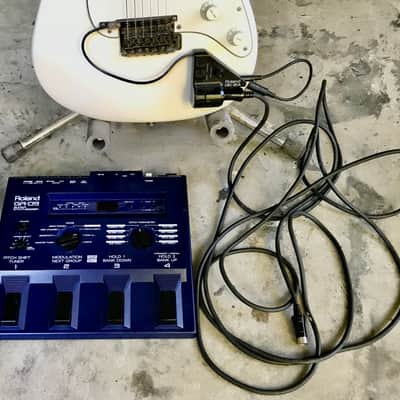 Schecter with Roland GR-09 Synth Strat Style Unique One of a Kind late 1970's - White image 9