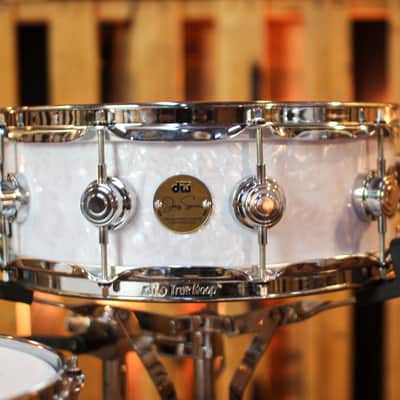 Used DW Collector's Jazz Maple Gum Classic Marine Drum Set - 18,12,14,14sn - SO#1304622 image 8