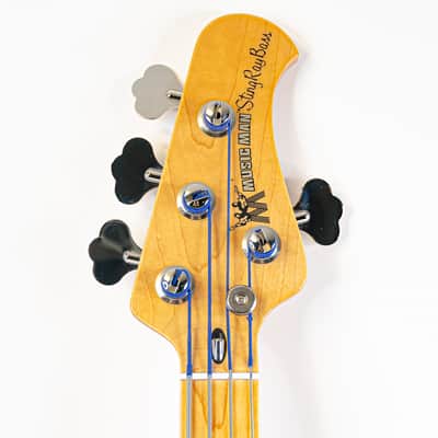 Music Man StingRay Retro ‘70s 4-String Bass White w/ OHSC | Vintage Swagger, Modern Power image 11