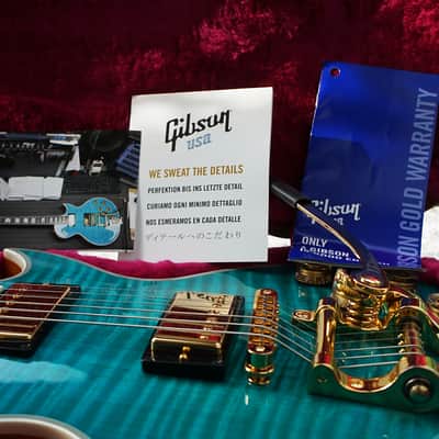 Gibson Les Paul Supreme Florentine Caribbean Blue 2014 - Caribbean Blue image 11