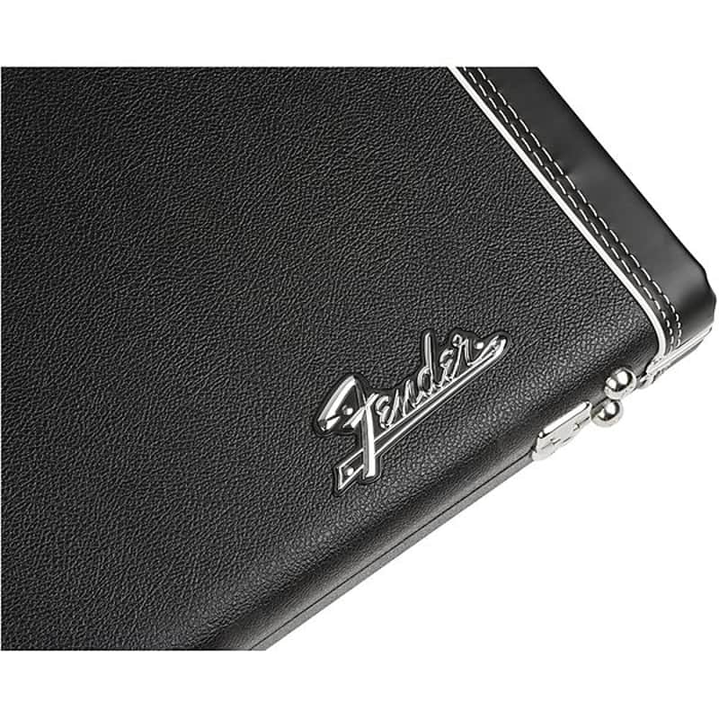Fender G&G Deluxe Strat/Tele Hardshell Case, Left-Handed, Black with Orange Plush Interior 2016 image 4