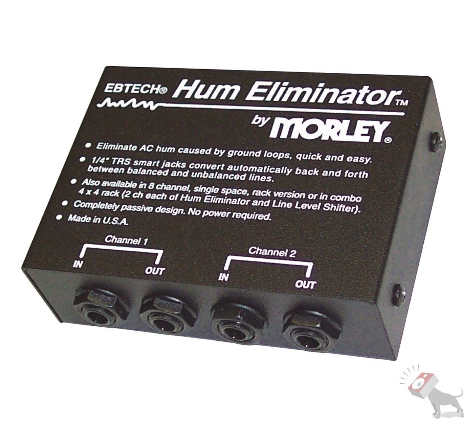 Hum Eliminator EBTECH ハムエリミネイター エブテック 2 Ebtech HE-2 Dual-Channel Hum Eliminator | Reverb