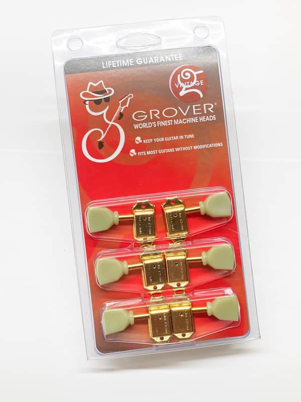 Grover Gold Keystone Guitar Tuners for Vintage Gibson® Les Paul/SG/ES 133GK image 1