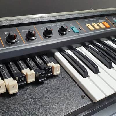 Roland VK-1 ✅ Legendary 70s Transistor Combo Organ ✅ Authentic Warm Analog Drawbars ✅ Fully Checked & Cleaned ✅ Built-in Rotating Speaker Simulator ✅ Worldwide Shipping - Roland VK1 image 3