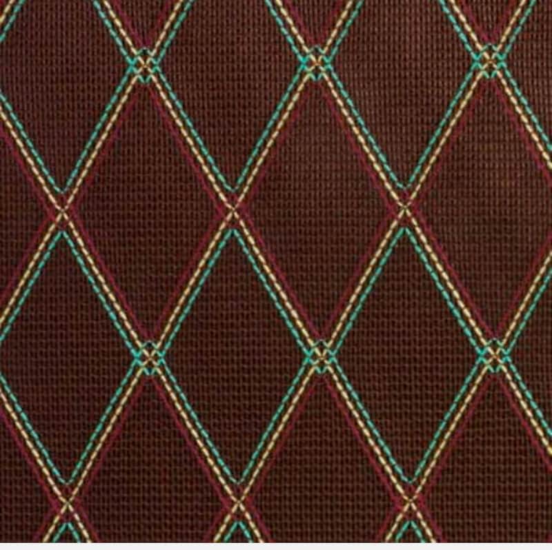 Mojotone British Brown Diamond Grill Cloth 30”x36” - Brown image 1