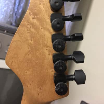Charvel San Dimas 1984 natural Hawaiian Koa image 11
