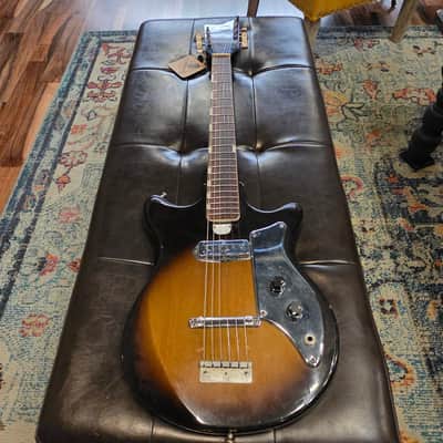 1963 Kawai Crown Solidbody Electric - Japan - Sunburst image 3