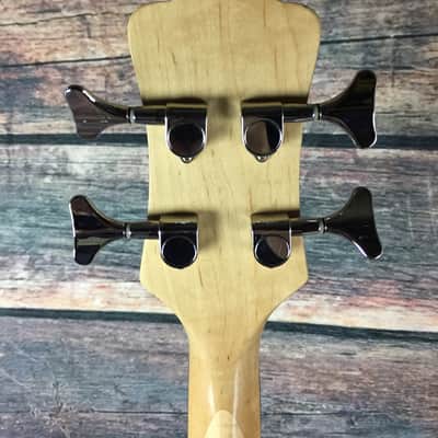 Used Custom Made Left Handed Behold the Lion Short Scale Electric Bass with Bag image 4
