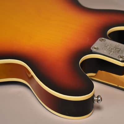 1970s Aria Diamond 5102T Hollowbody Electric Guitar Sunburst MIJ image 14