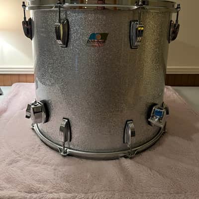 Ludwig LF868 Classic Maple 16x18" Floor Tom 1998 - Present - Silver Sparkle image 16