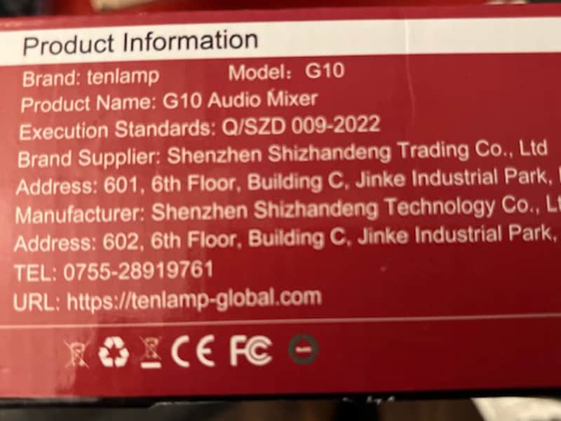 TENLAMP G10 2000-2015 image 1