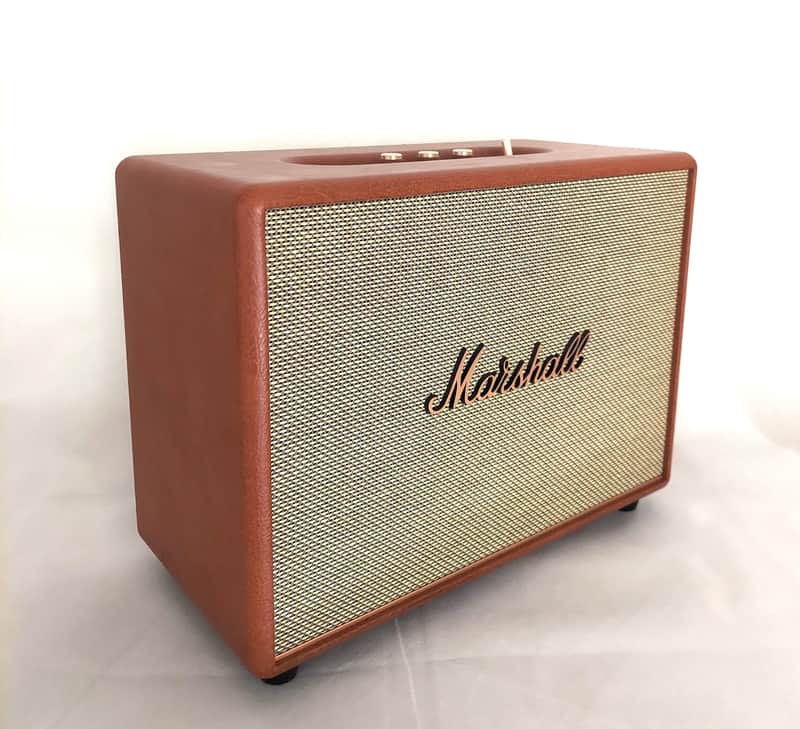 Marshall Woburn III Portable Bluetooth Speaker - Brown | Reverb