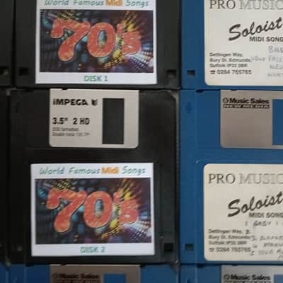 Midi Song Files - Retro Midi Songs Files Floppy Disk Collection image 8