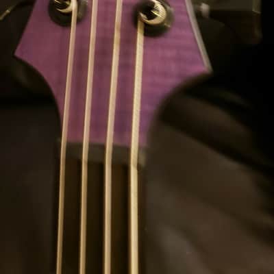 Left Handed Schecter C4 GT DIAMOND SERIES  2020 Satin Purple image 5