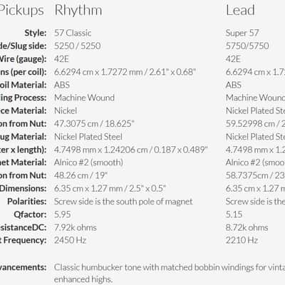 Gibson '57 Classic and Super '57 Pickup Set, Zebra, 4-Conductor image 12