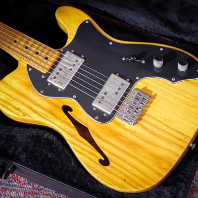 1973 Fender Telecaster Thinline Natural image 3