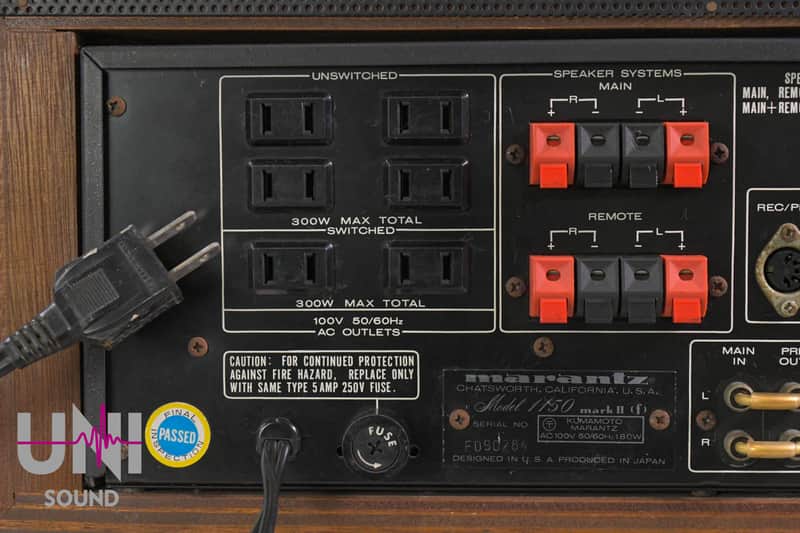 Marantz Model 1150 MarkⅡConsole Stereo Amplifier in Good