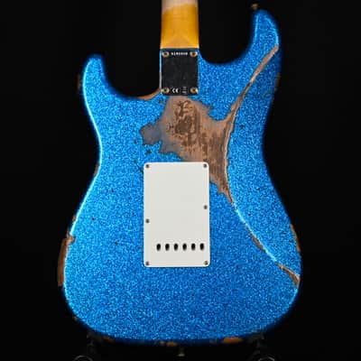 Fender Custom Shop '62 Stratocaster HSS Heavy Relic- Blue Sparkle 2026 (R146850) image 3