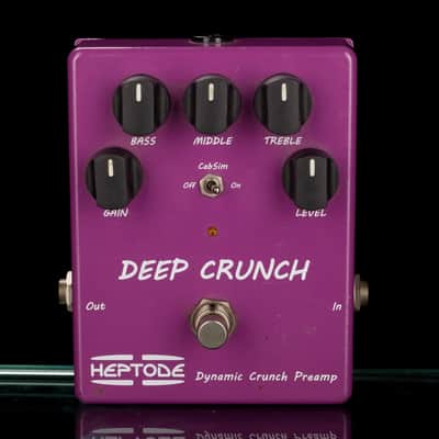 Used Heptode Deep Crunch Dynamic Crunch Preamp Guitar Effect Pedal image 1