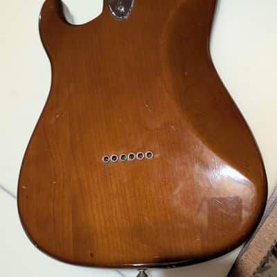 Fender Stratocaster Hardtail with 3-Bolt Neck, Maple Fretboard 1973 - 1977 - Walnut (Mocha) image 5