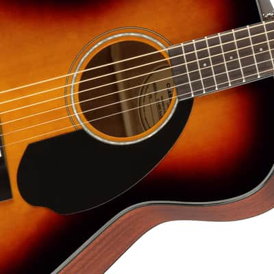Fender CD-60S Concert Acoustic Guitar, Sunburst image 5