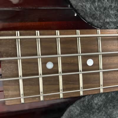 Epiphone T-bird Pro iV bass guitar with case great shape image 10