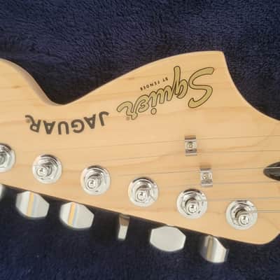 2024 Fender Squier Affinity Jaguar Upgraded mini humbucker cts pots mustang pickup surf guitar image 2