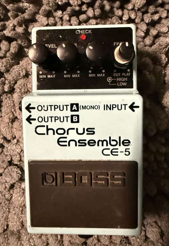 Boss CE-5(a) Chorus Ensemble (Dark Gray Label) 2001 - Present - Blue image 1