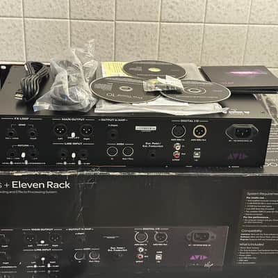 Avid Eleven Rack Guitar Multi-Effects Processor and Pro Tools Interface with pro tools 10 ilok2 and dvds image 2