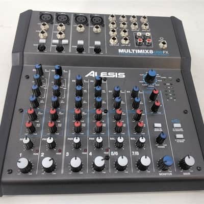 Alesis MultiMix 8 USB FX 8-Channel Mixer with Effects 2010s - Black image 2