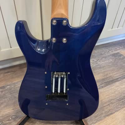 EART Corsair w/ DiMarzio Kotzen - Transparent Blue Burst image 13