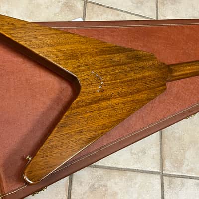 2026 Gibson Custom Shop 1958 Flying V Mahogany Antique Natural VOS image 7