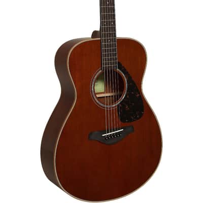 Yamaha FS850 Concert Acoustic Guitar Mahogany image 7