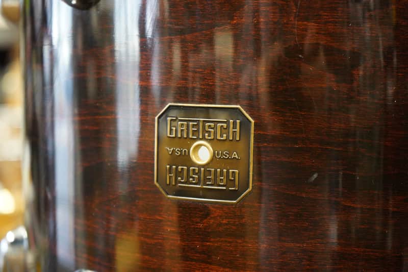 Vintage 1980s Gretsch USA Custom Series Rare 15" Maple Tom - Dark Walnut Stain Lacquer | 12x15" image 1